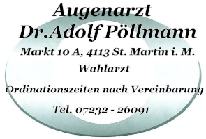 Dr. Adolf Pöllmann – Augenarzt, Optikermeister